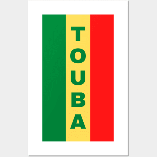 Touba City in Senegalese Flag Colors Vertical Posters and Art